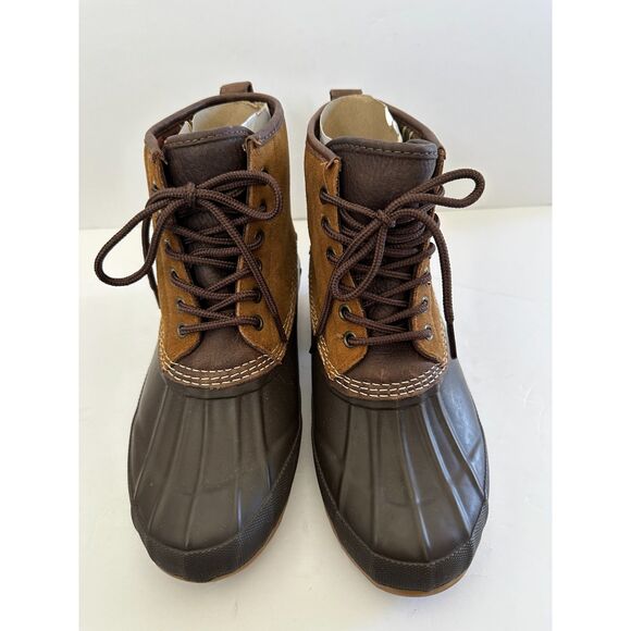 J. Crew Heritage Duck Boots Brown Mens Size 8 - Picture 2 of 7